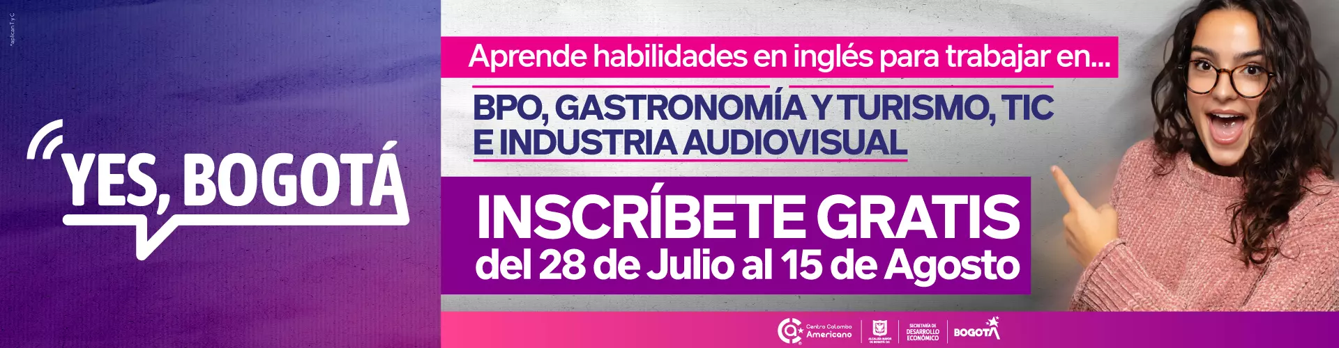 Curso de ingles Yes Bogotá