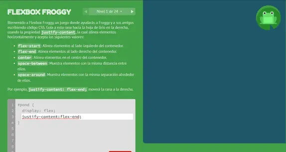 Aprende CSS Flexbox de Manera Divertida con Flexbox Froggy