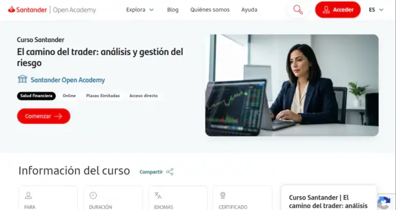 Curso El camino del trader análisis y gestión del riesgo