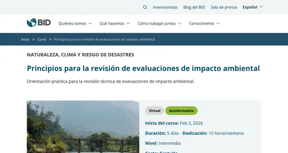 Principios para la revisión de evaluaciones de impacto ambiental