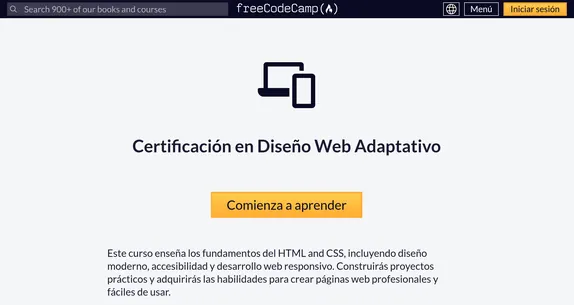 Certificación en Diseño Web Adaptativo