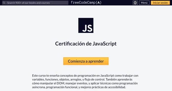 Certificación de JavaScript
