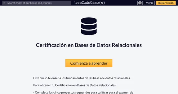 Certificación en Bases de Datos Relacionales