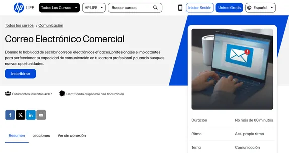 Curso de correo electrónico comercial