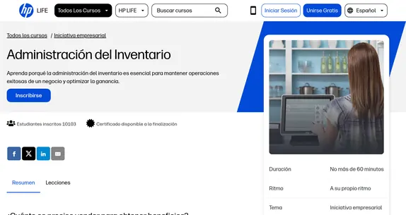 Curso de Administración del Inventario