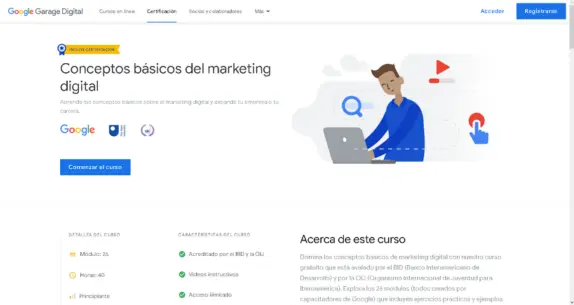 Curso de Marketing de google