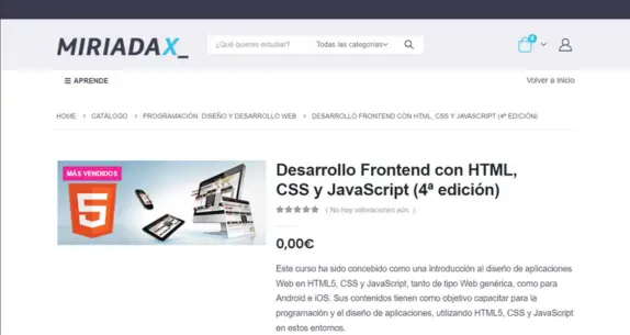 Curso de desarrollo frontend